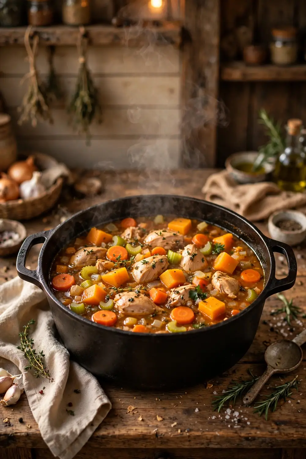 Butternut Chicken Stew
