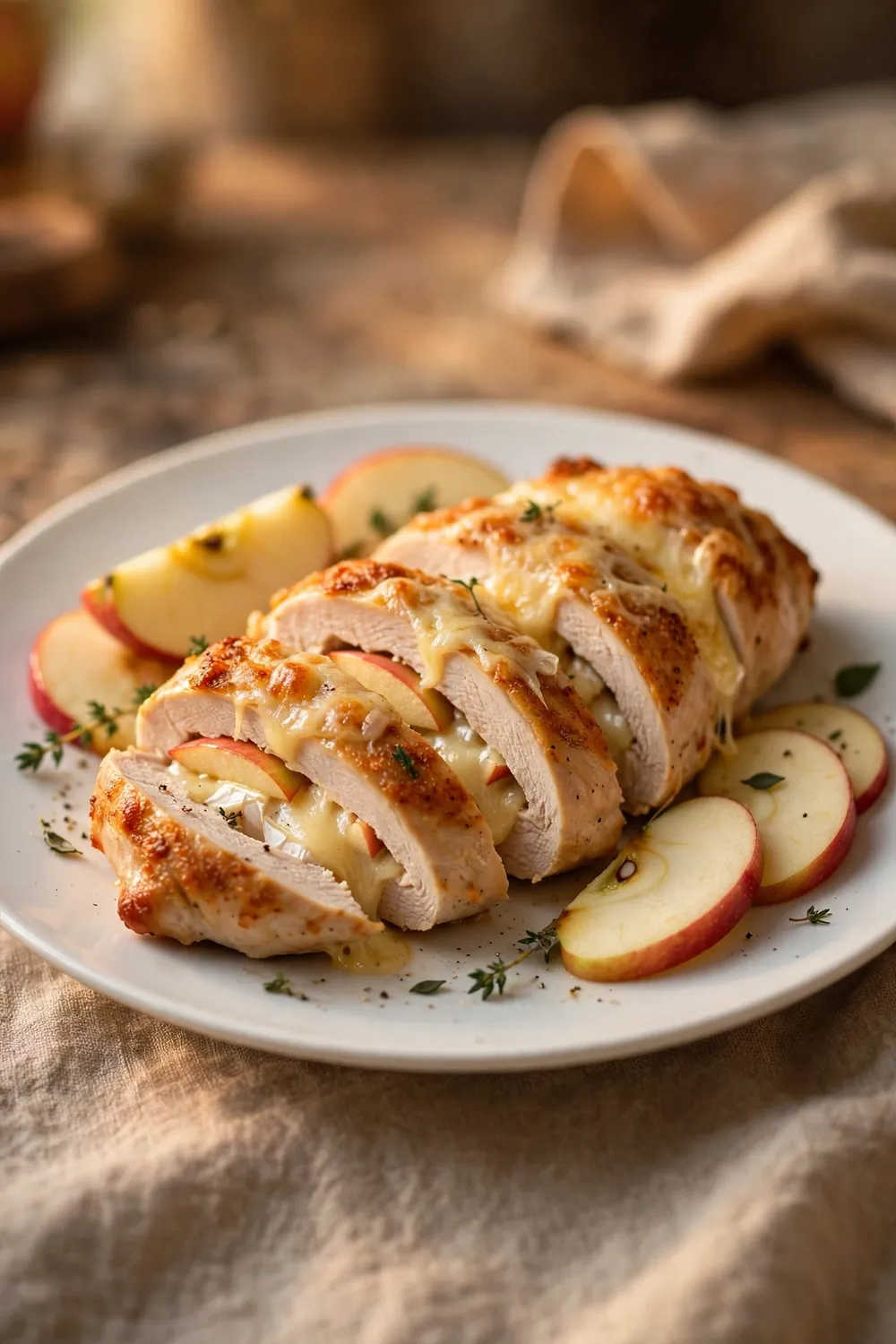 Apple Stuffed Chicken