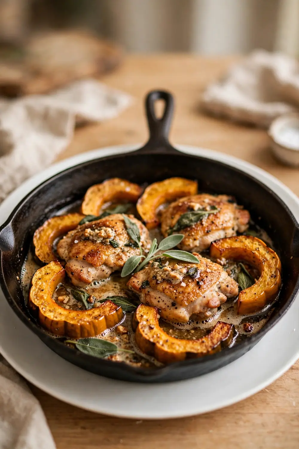 Squash Chicken Skillet