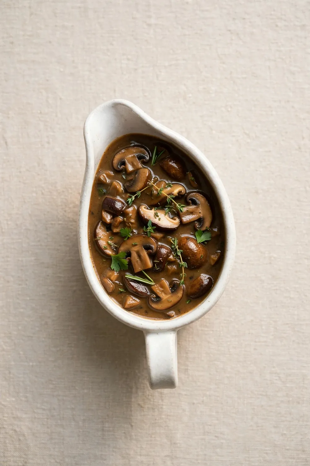 Wild mushroom gravy, easy thanksgiving sides recipe