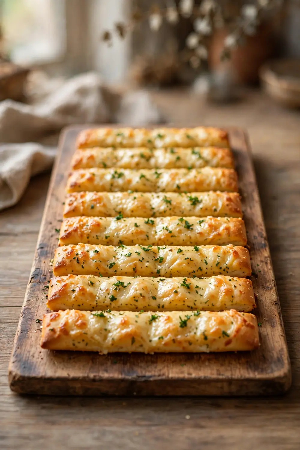 Cheesy Garlic Breadsticks