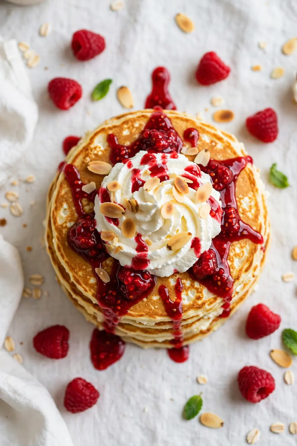 Flourless cottage cheese pancakes