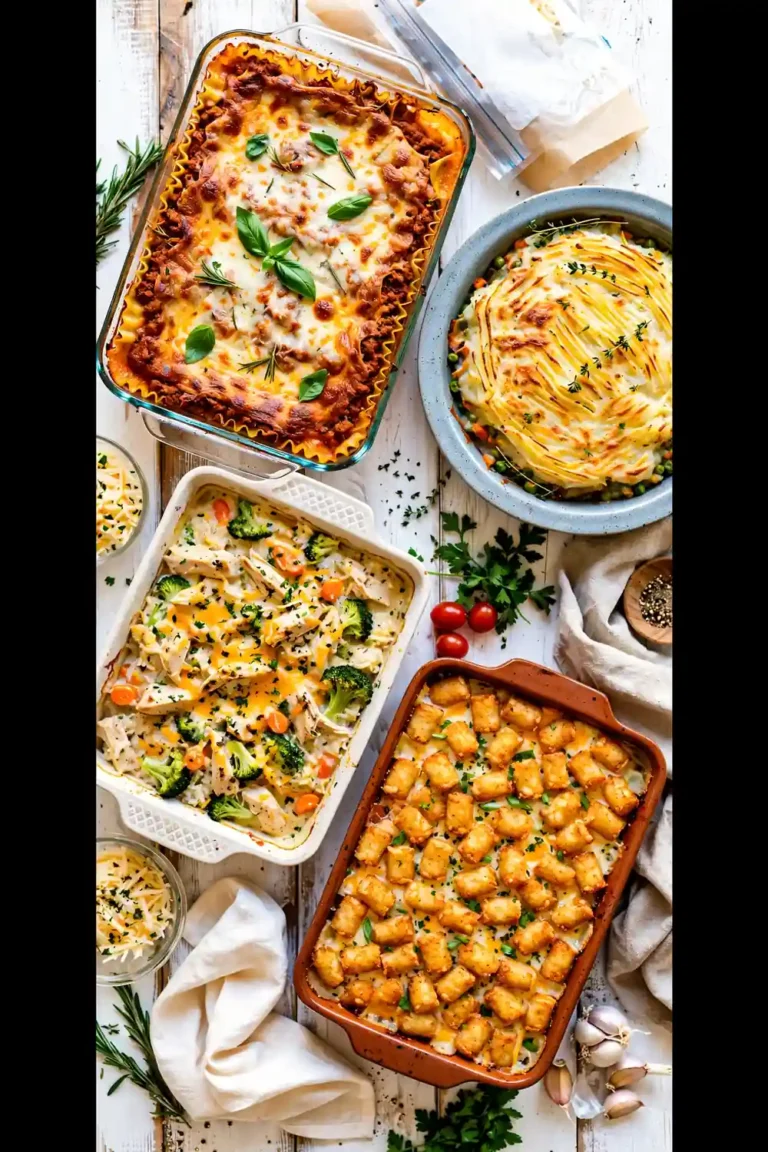 24 Freezer Friendly Casseroles for Stress-Free Family Dinners