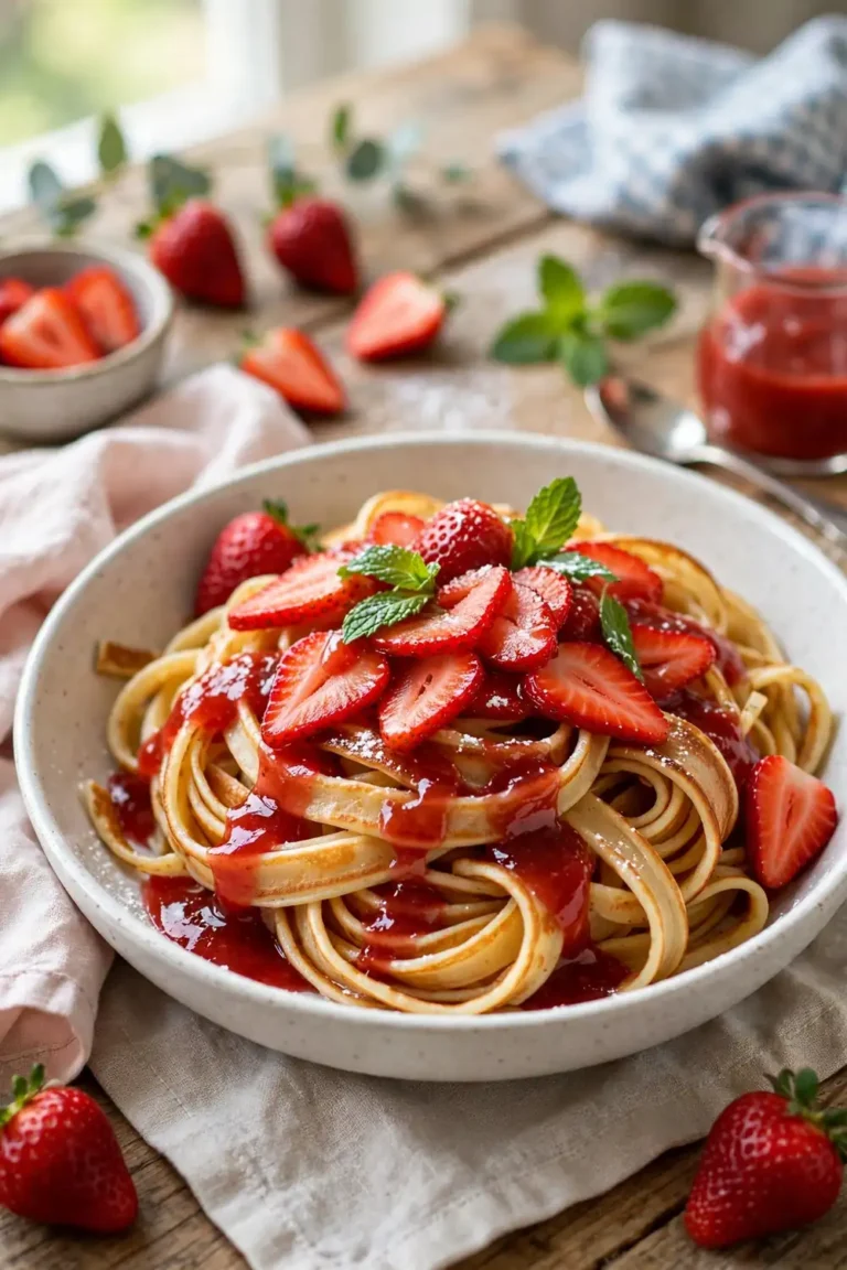 23 Fruit Pancake Spaghetti Ideas for Playful Weekend Brunch