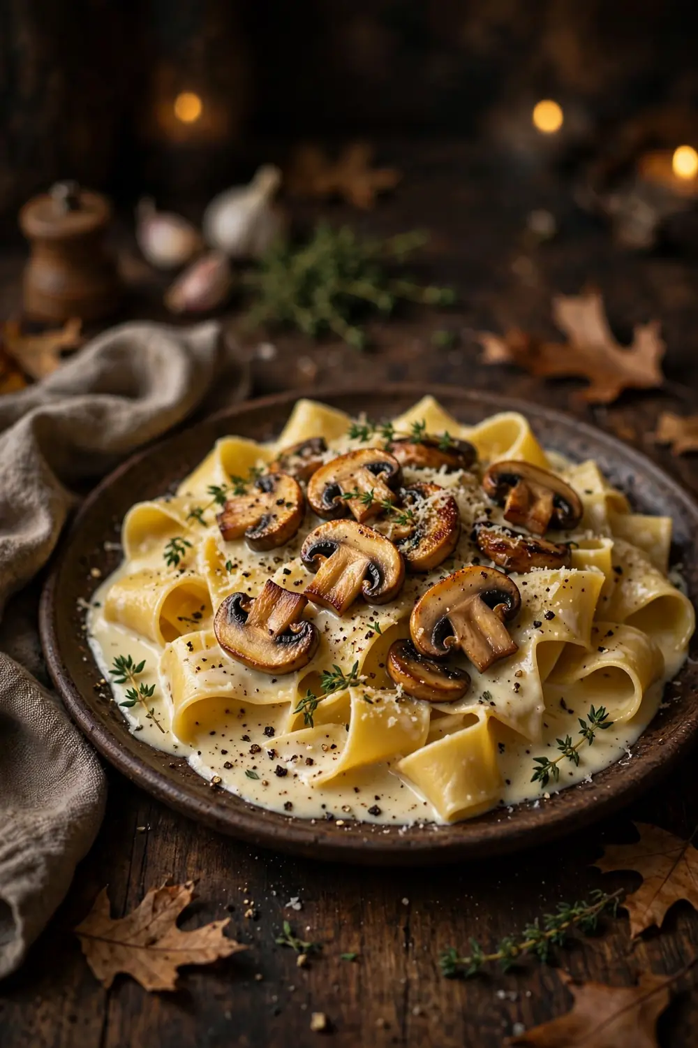 Mushroom Thyme Cream