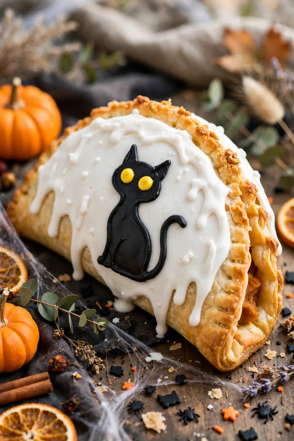 Halloween ghost taco hand pies 13