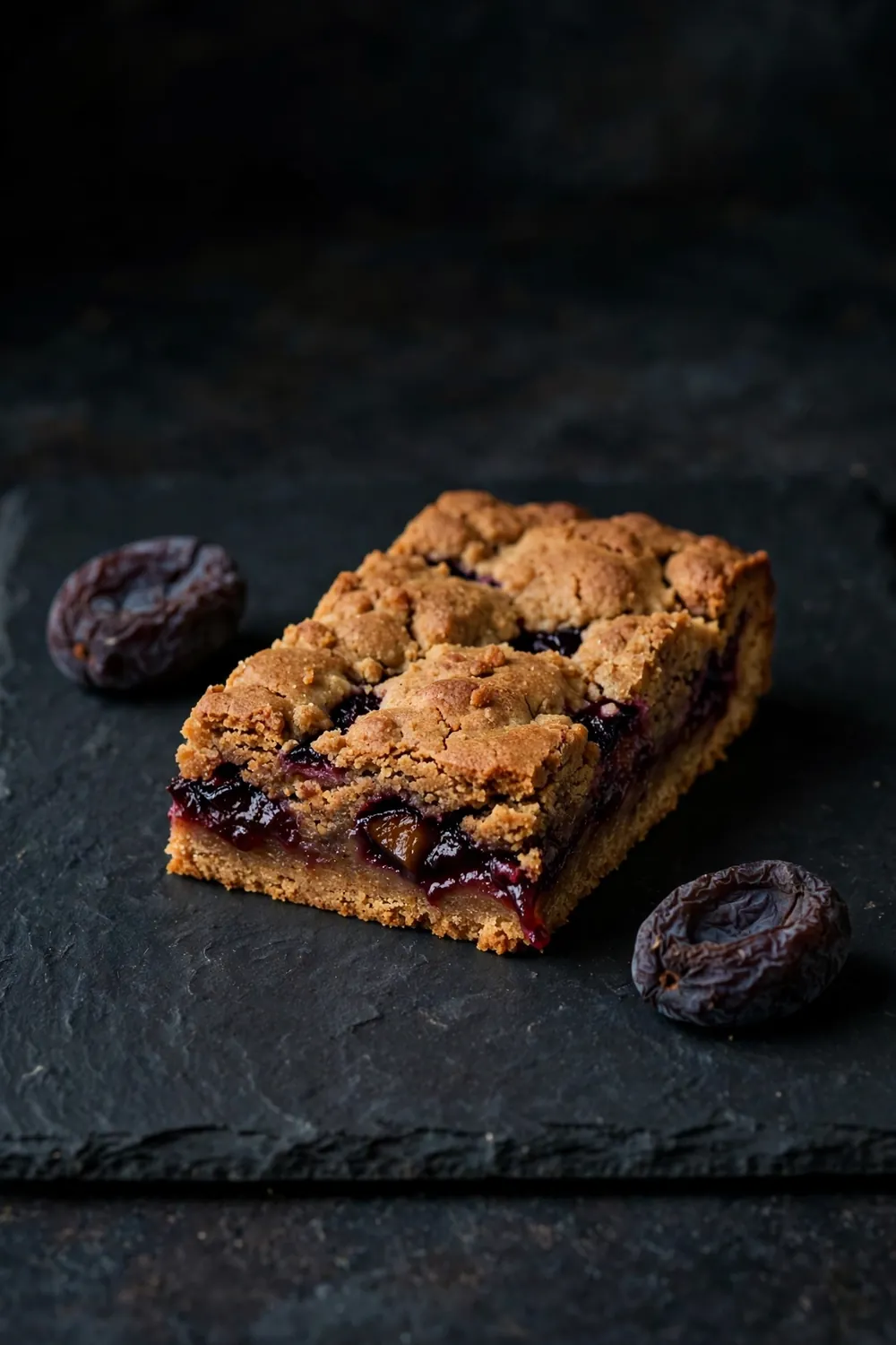 Gingerbread plum bars