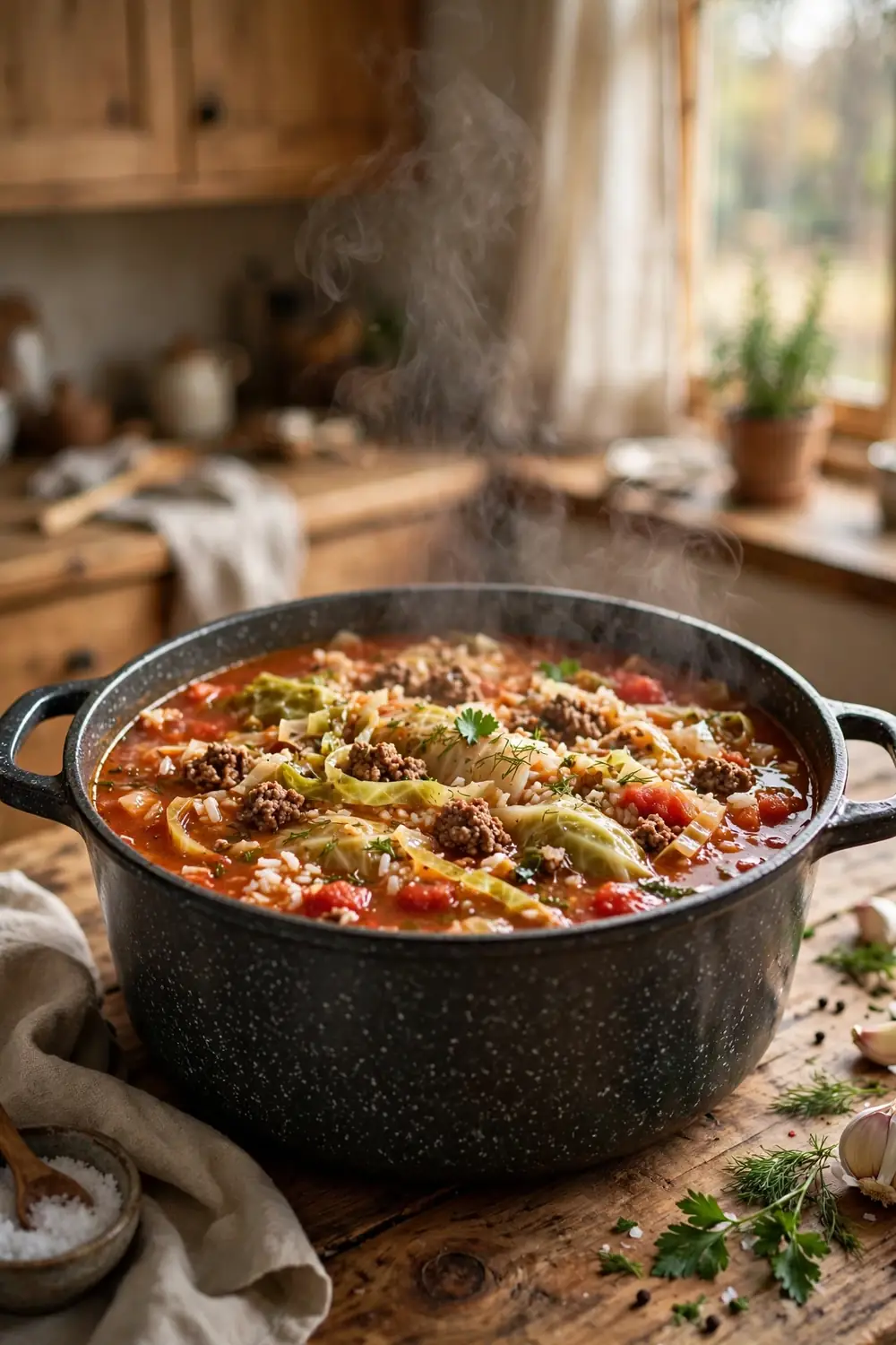 Cozy cabbage roll soup 01