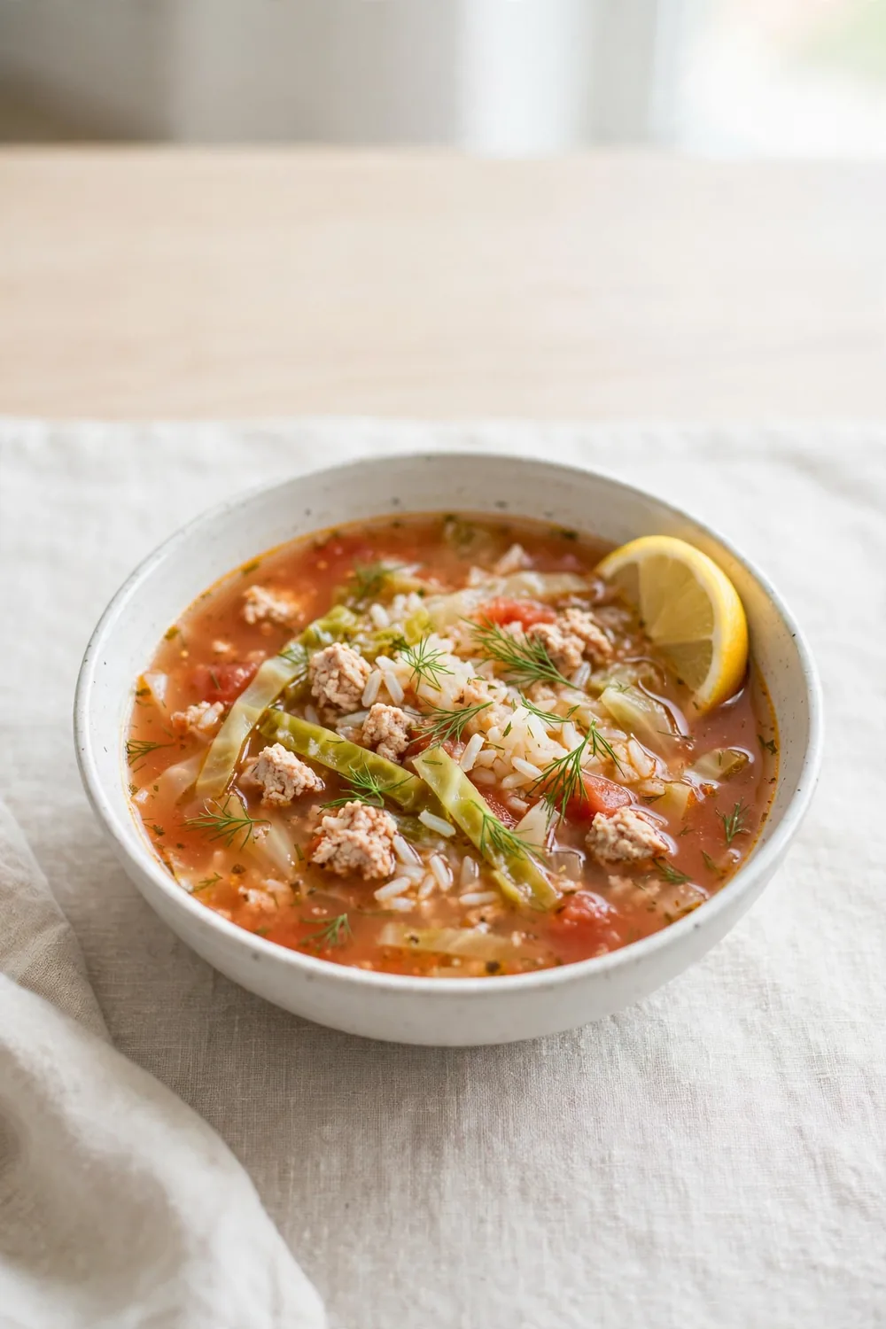 Cozy cabbage roll soup 05