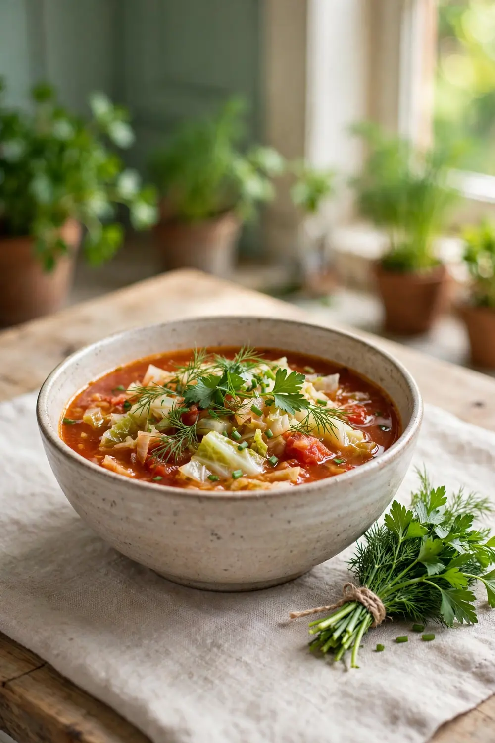 Cozy cabbage roll soup 12