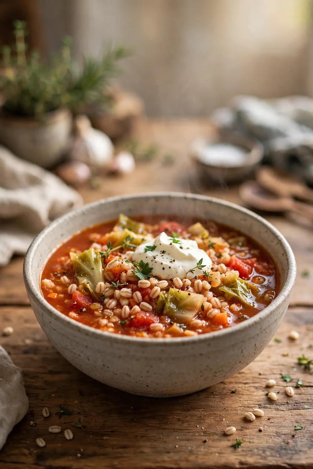Cozy cabbage roll soup 15