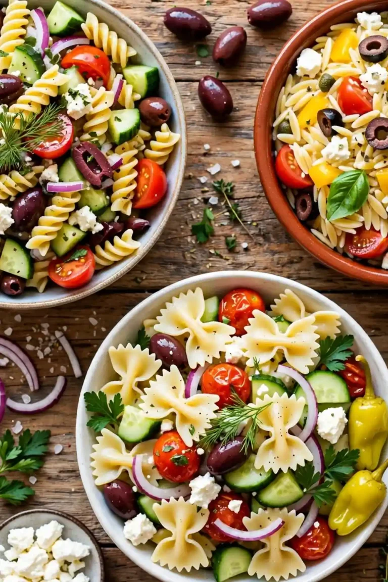 25 Greek Pasta Salad for a Vibrant Mediterranean Feast