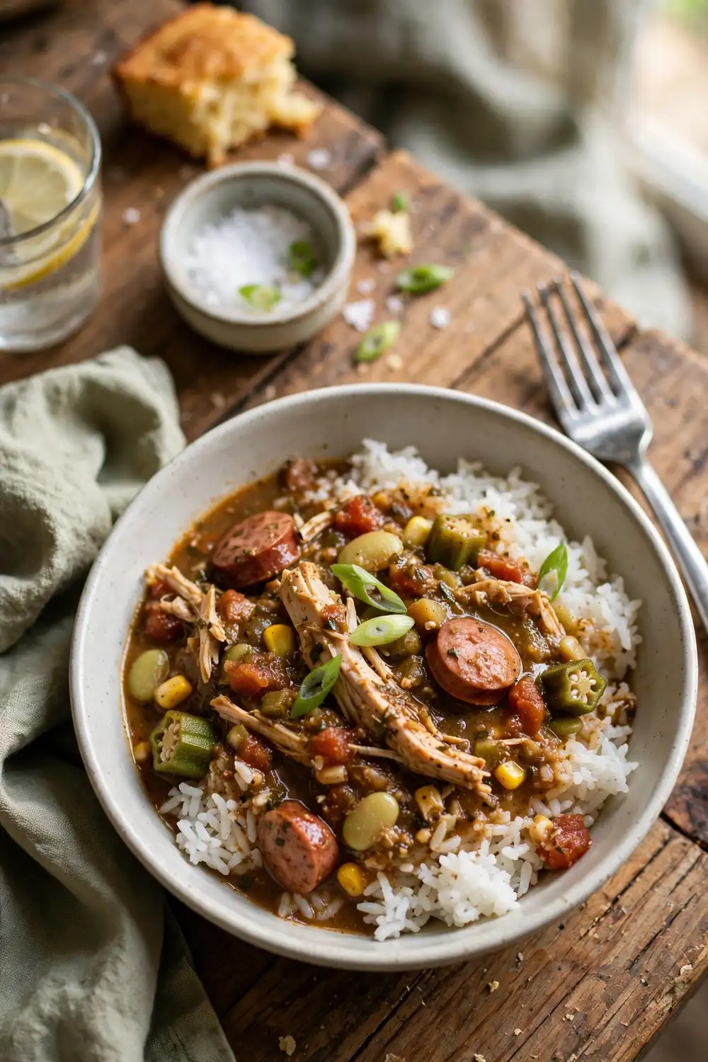 Leftover Southern stew rice bowls