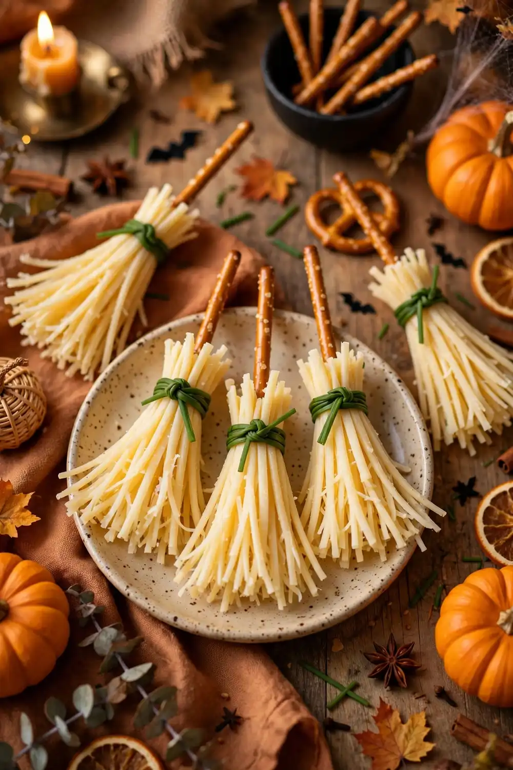 Witch Broom Snacks
