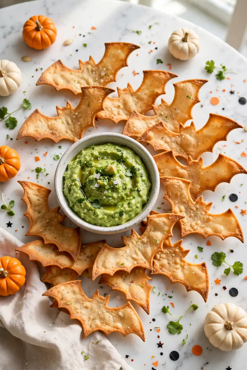 Halloween bat chips 13