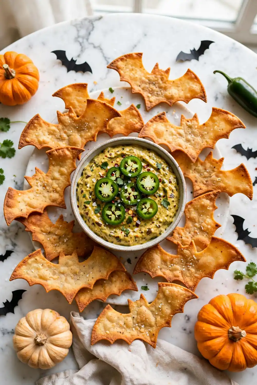 Halloween bat chips 14