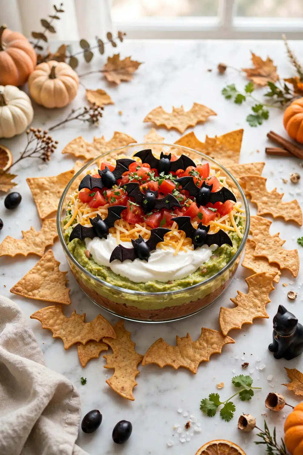 Halloween bat chips 16