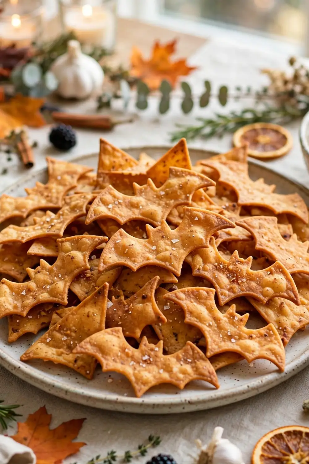 Halloween bat chips 22