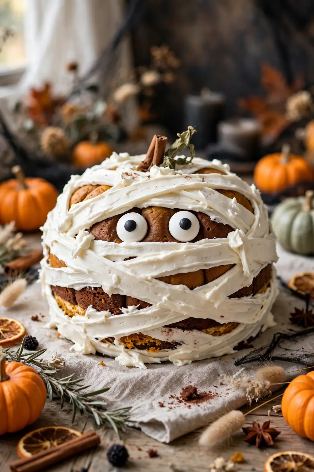 Halloween pumpkin chocolate cake 07