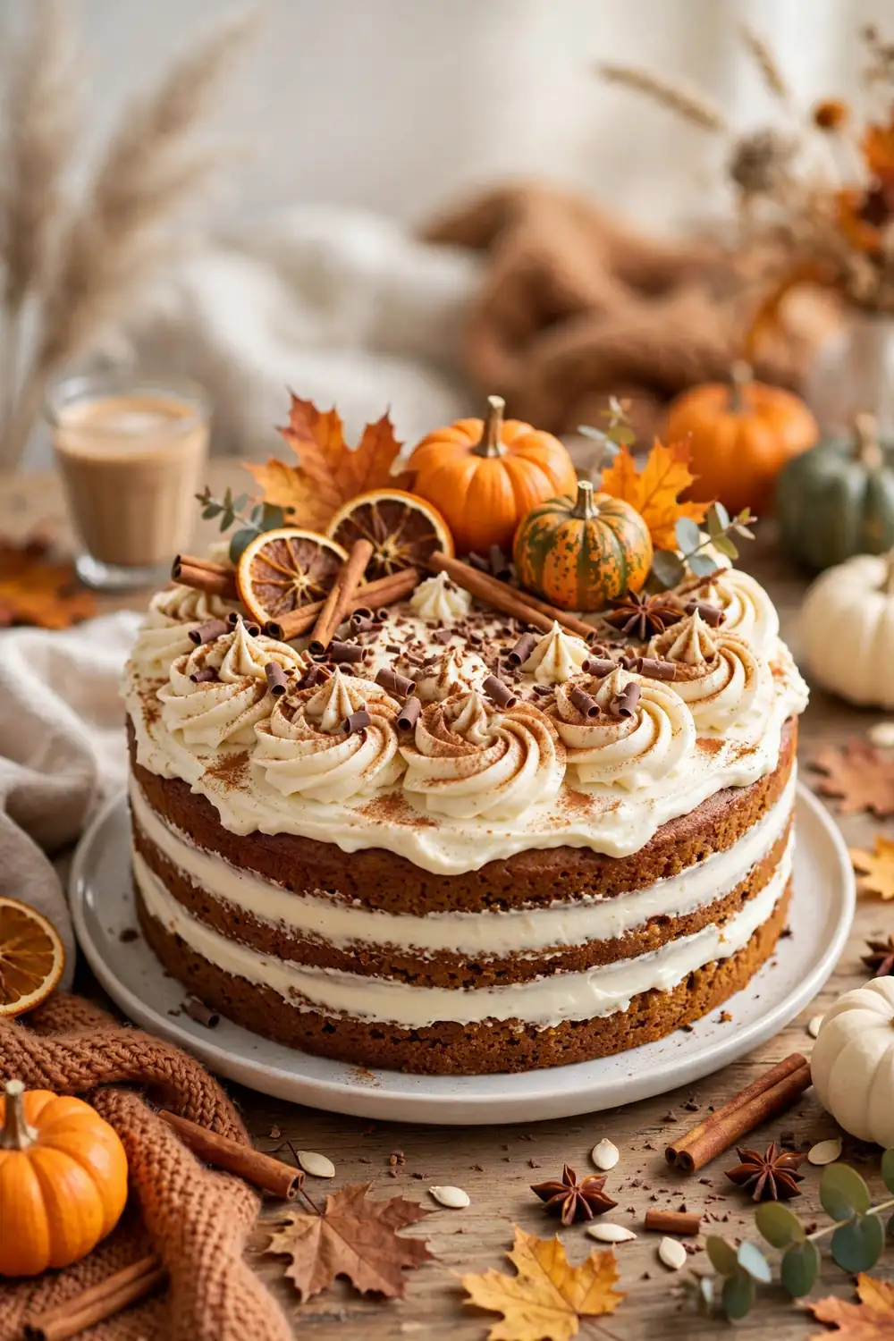 Halloween pumpkin chocolate cake 22