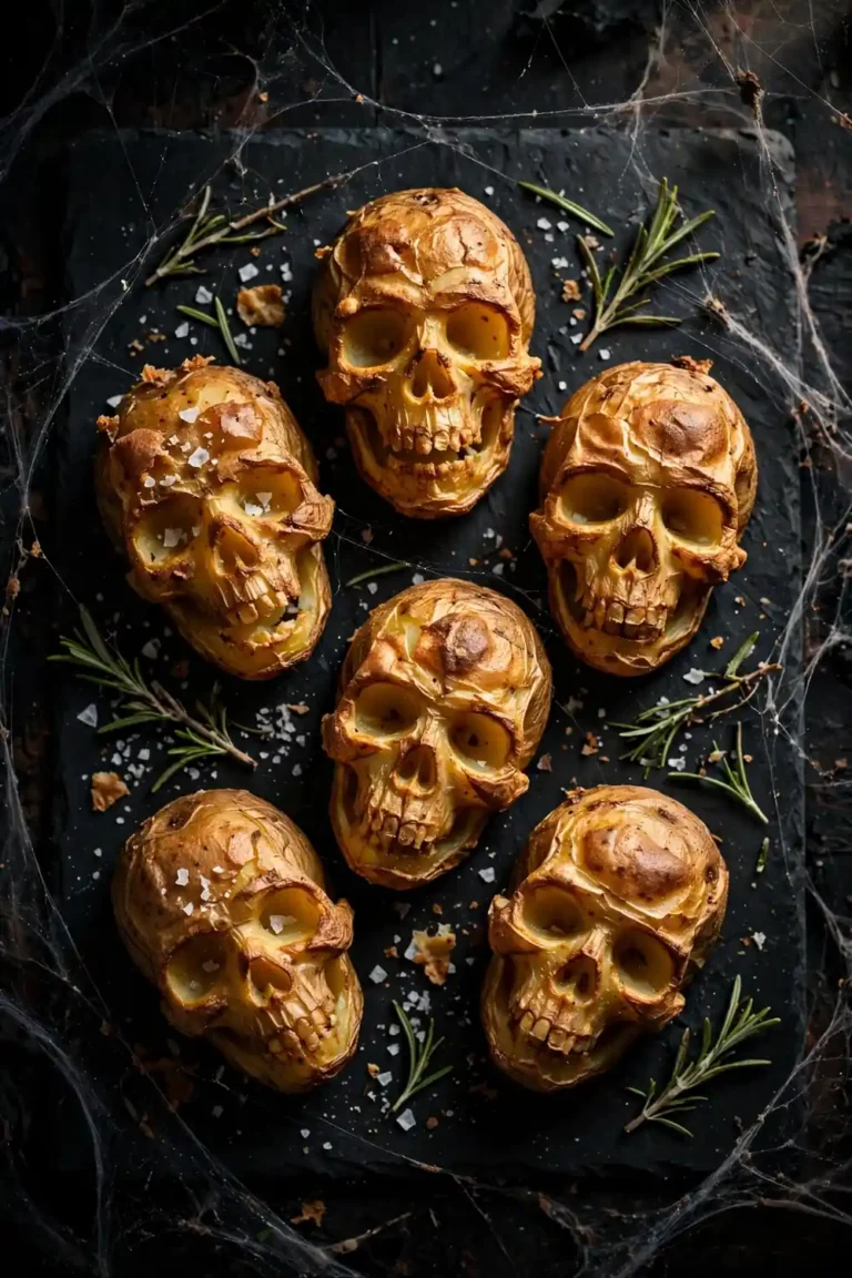 21 Halloween Skull Potatoes Ideas for Spooky Party Tables