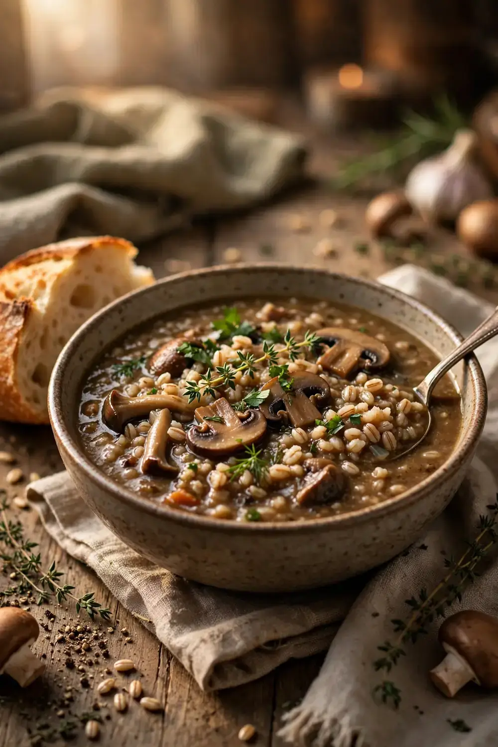 Barley Mushroom Soup