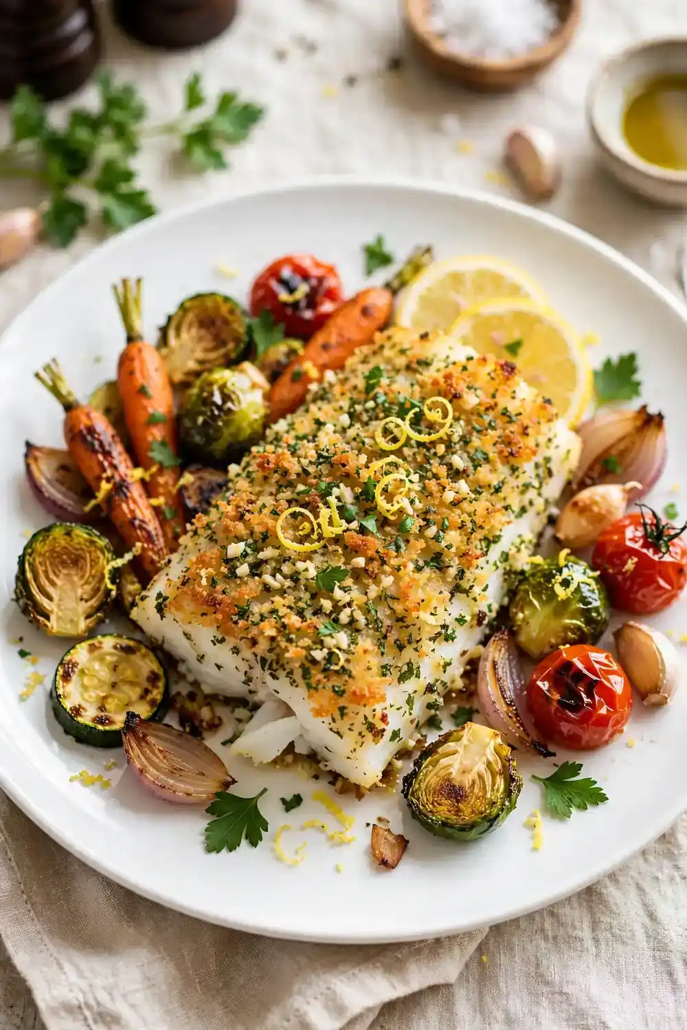 Herb Crusted Cod