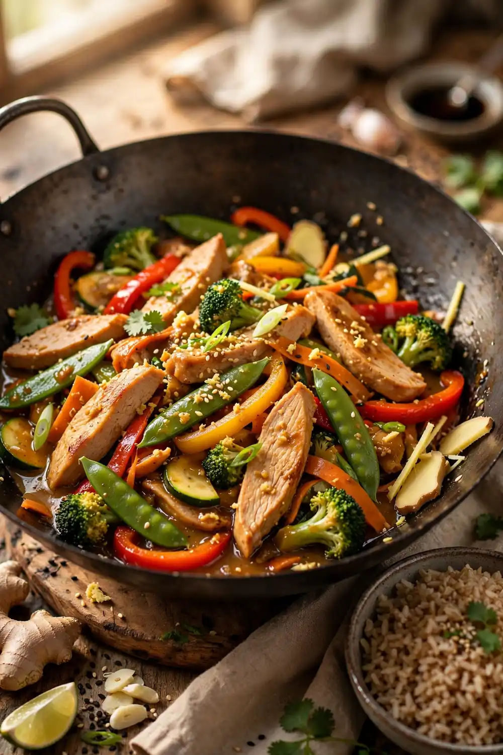 Turkey Veggie Stir