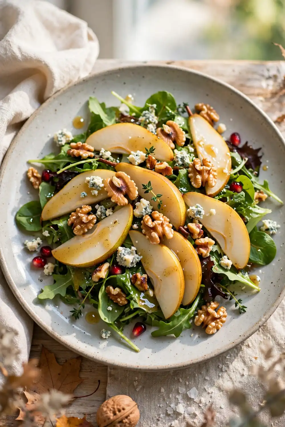 Pear Walnut Salad