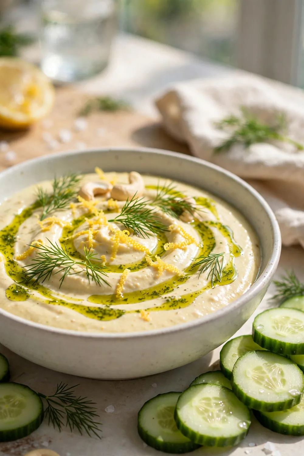High protein cashew dip