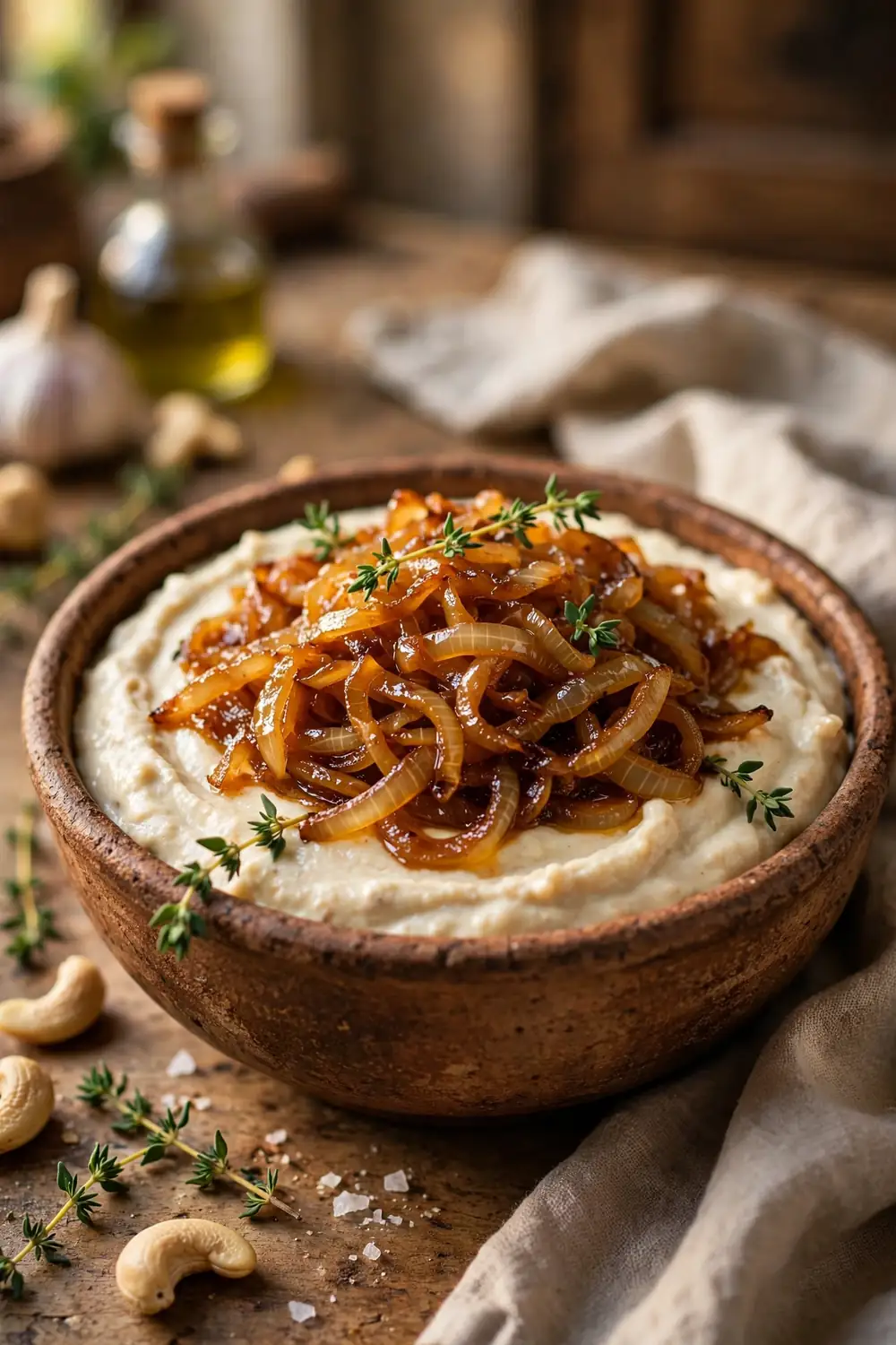 High protein cashew dip