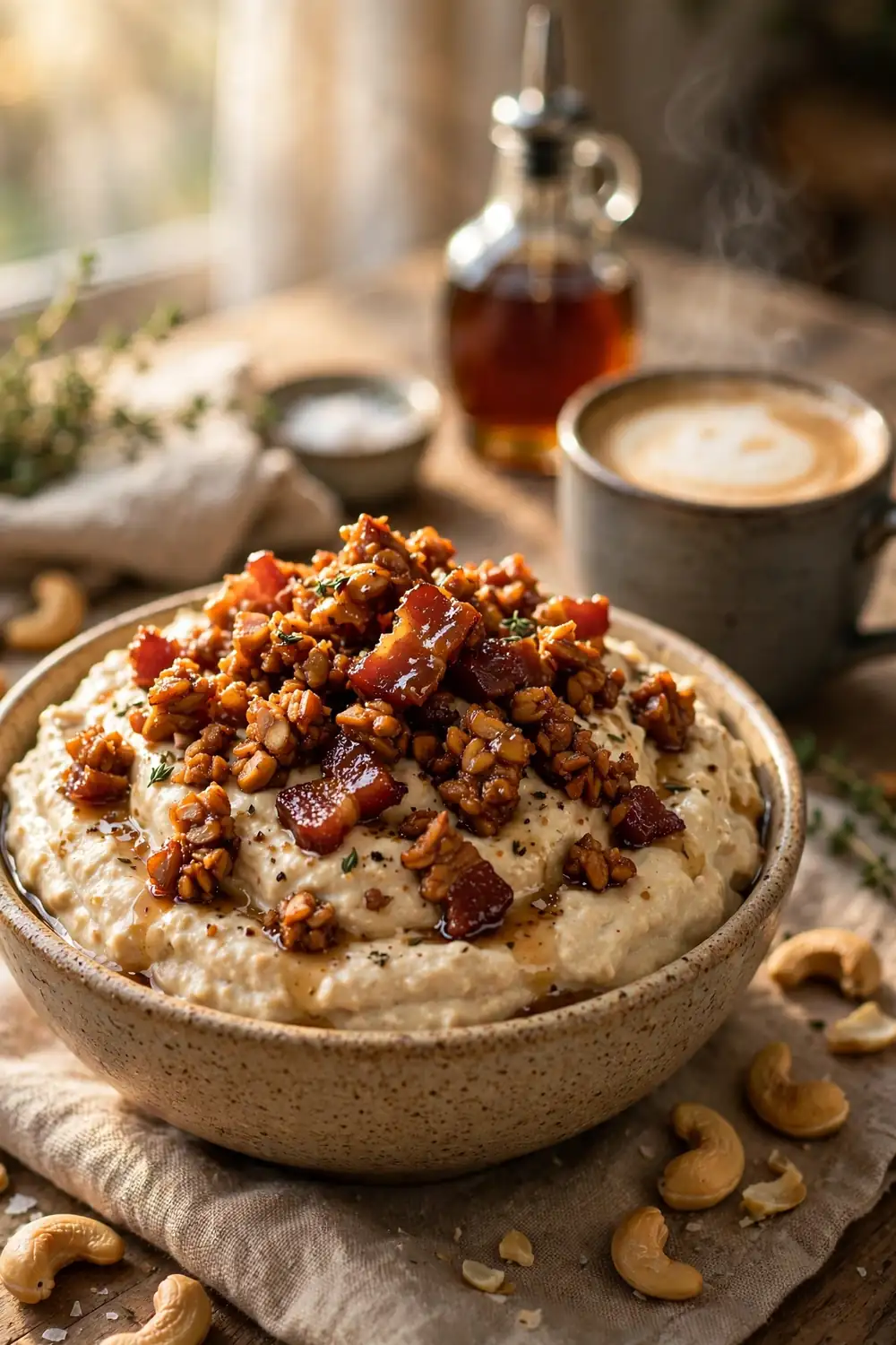 High protein cashew dip