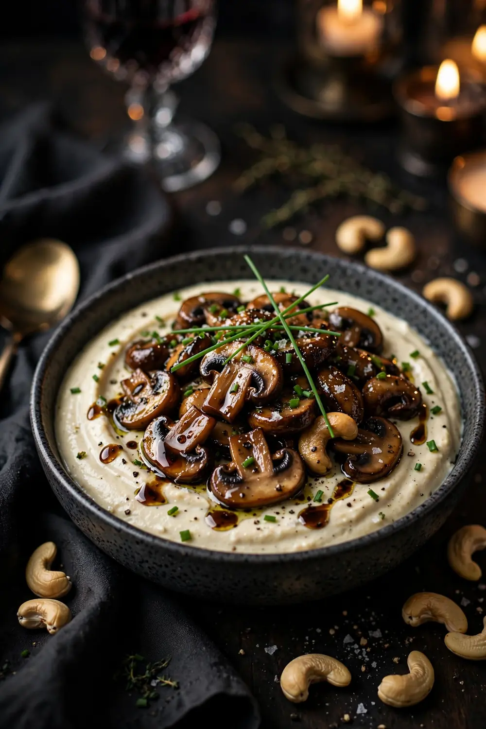 High protein cashew dip