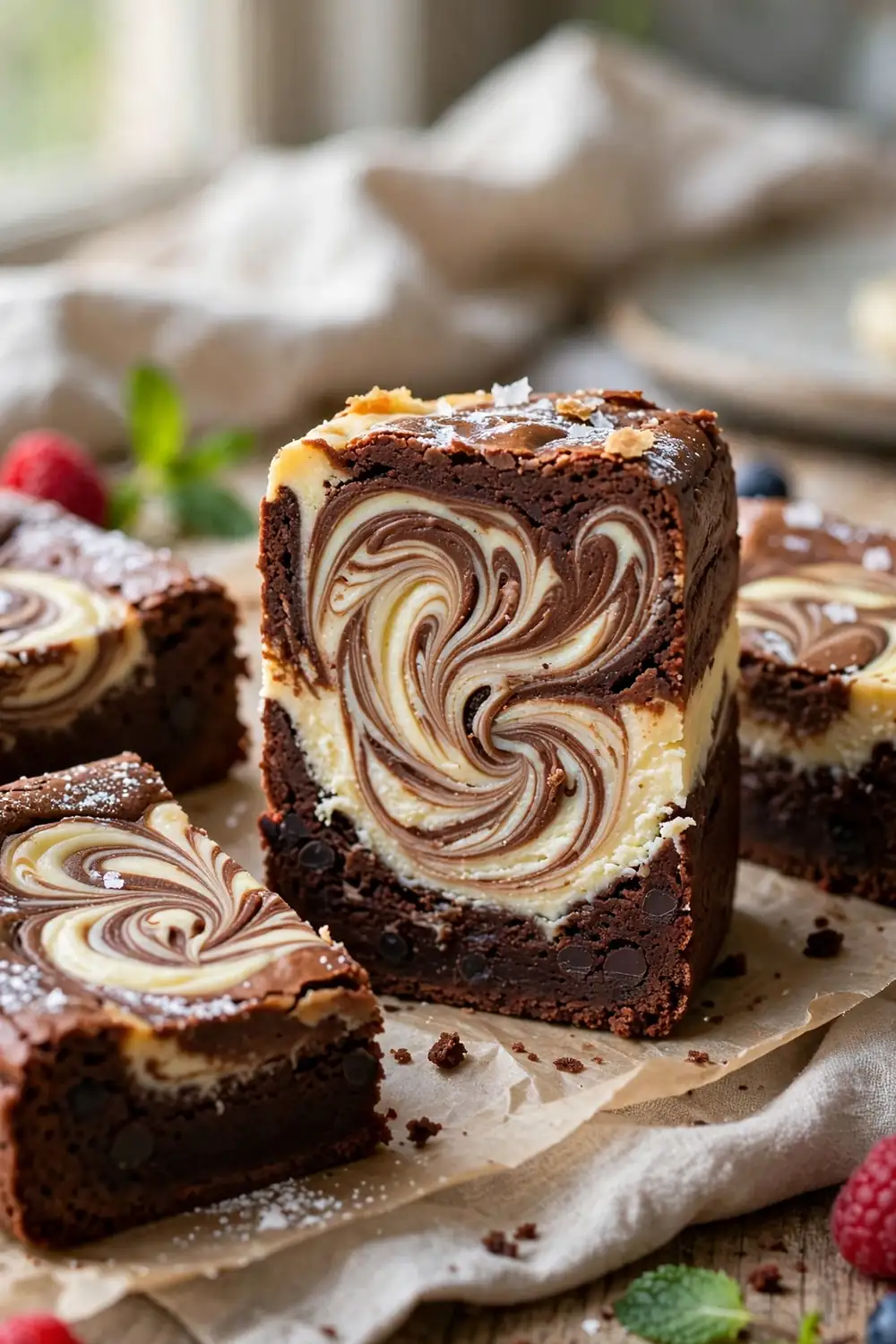 High protein cottage cheese brownies
