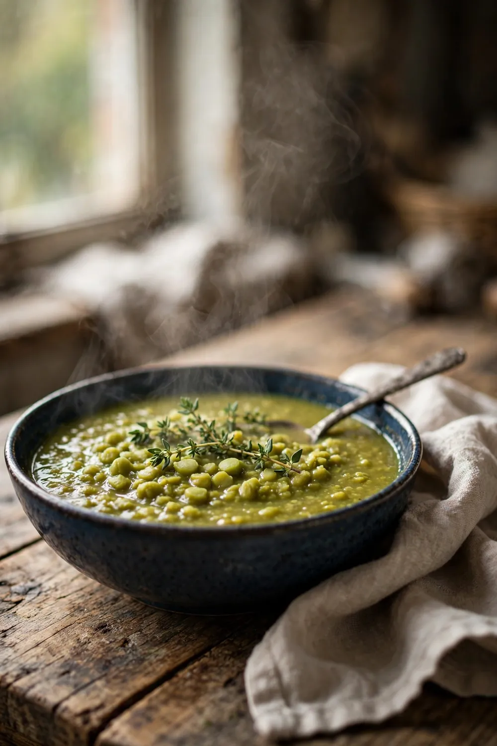 High protein split pea soup