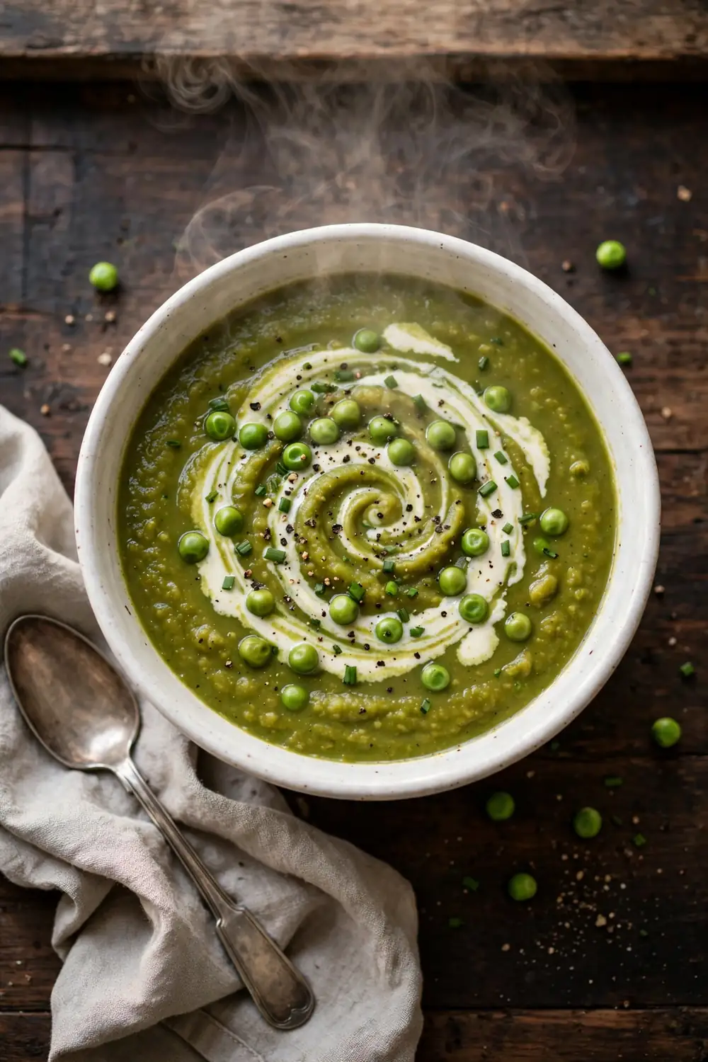 High protein split pea soup
