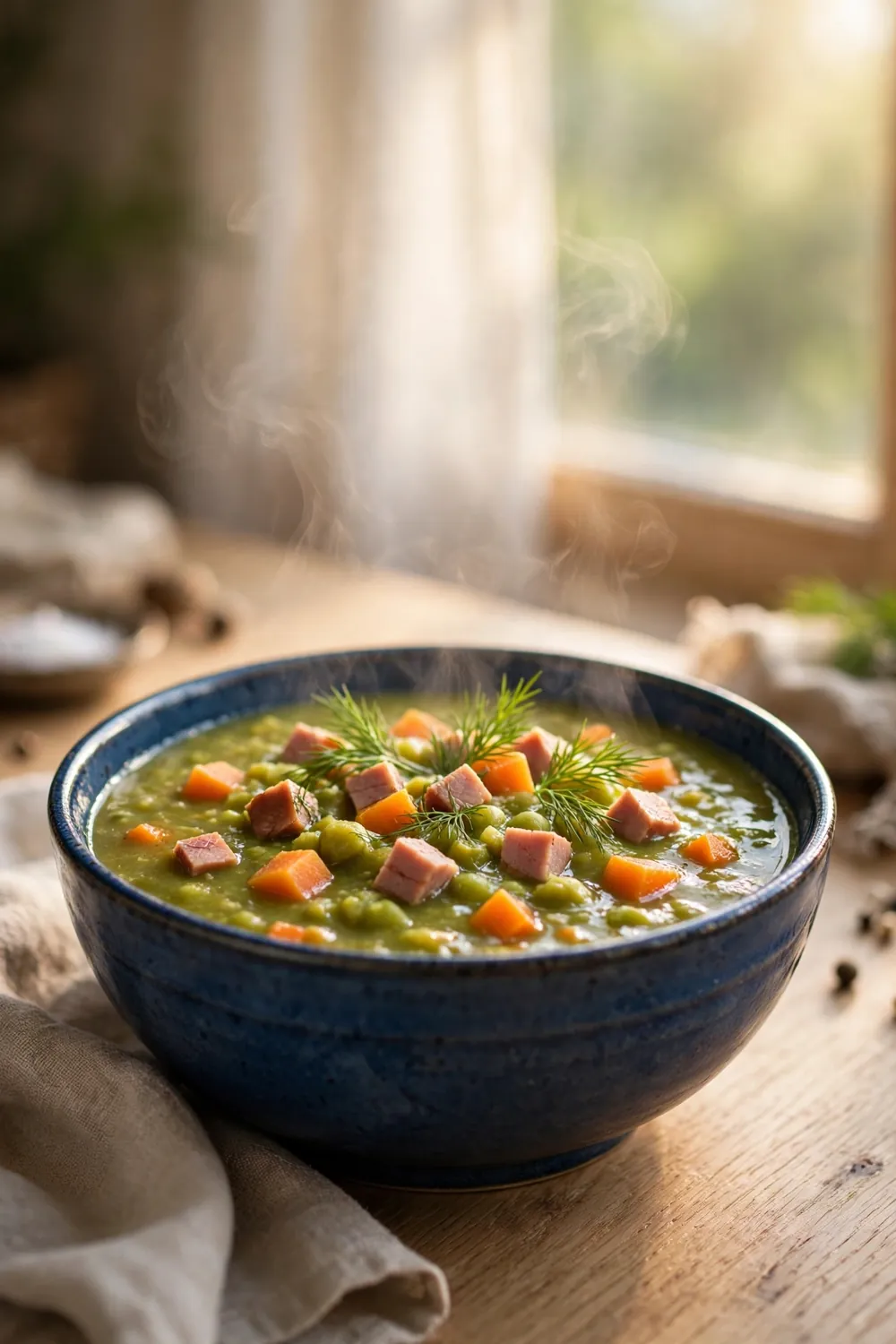 High protein split pea soup
