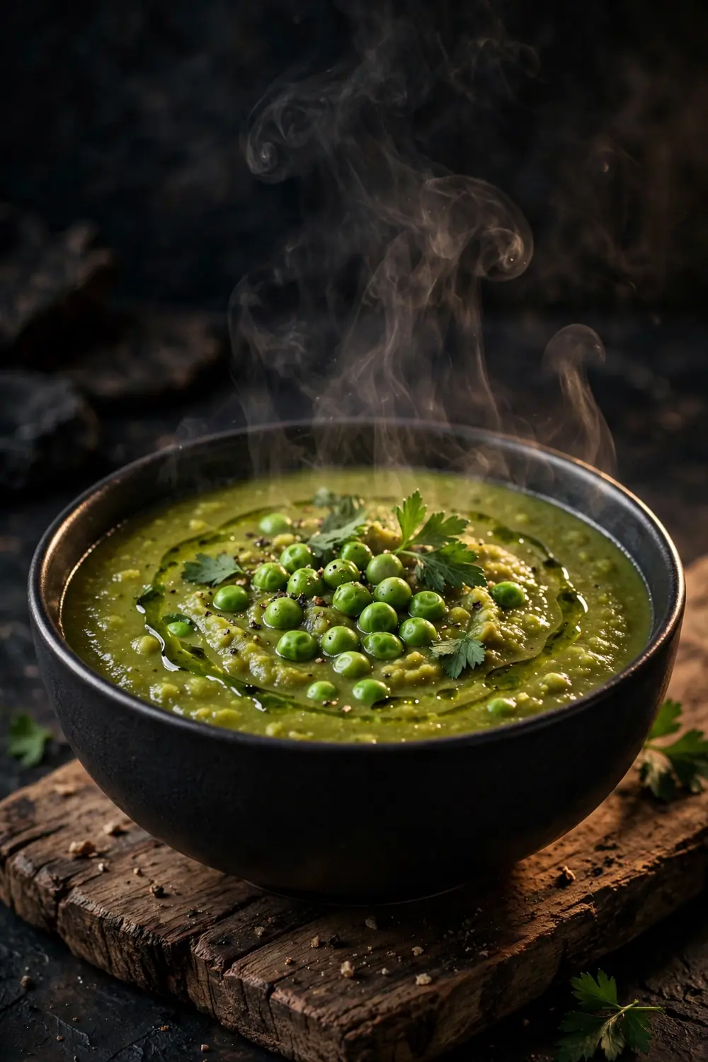 High protein split pea soup