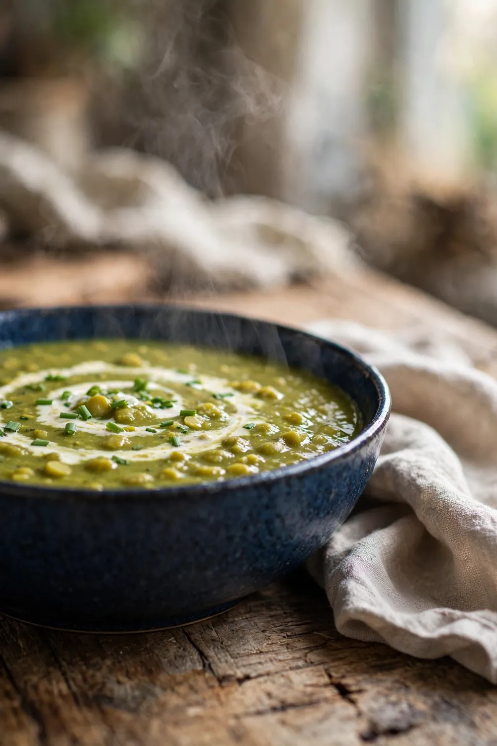 High protein split pea soup
