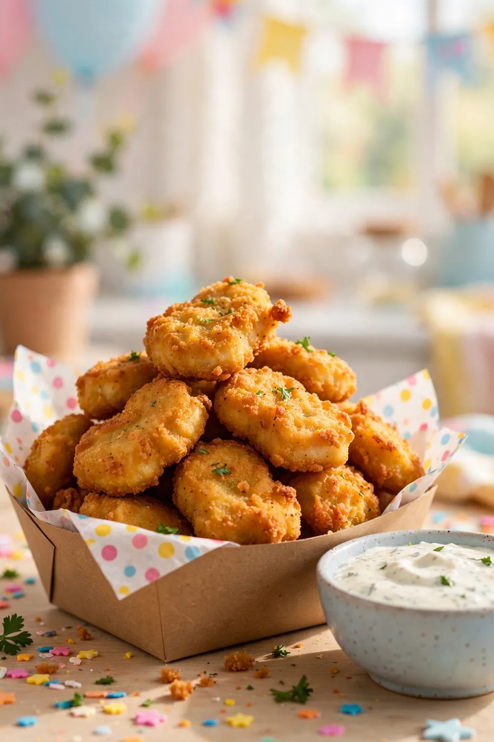 Homemade chicken nuggets