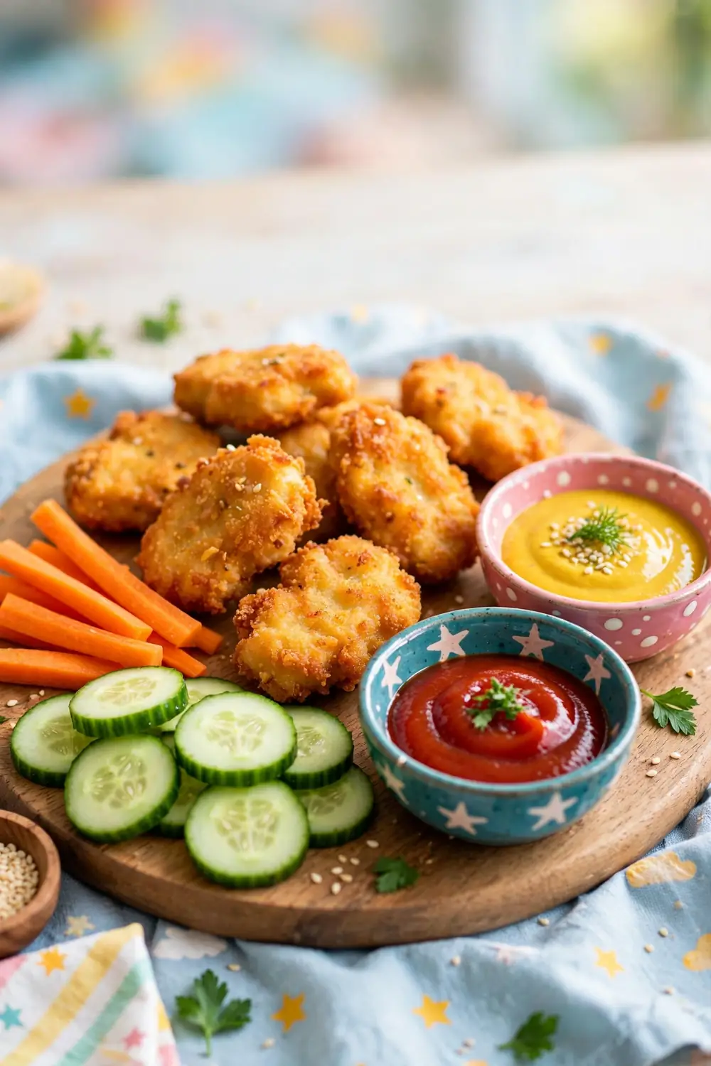 Homemade chicken nuggets