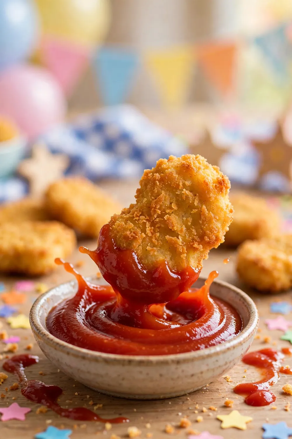Homemade chicken nuggets