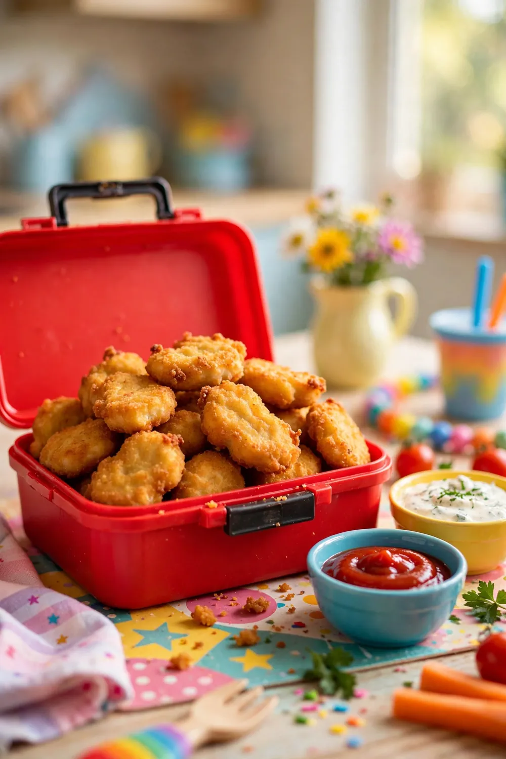 Homemade chicken nuggets