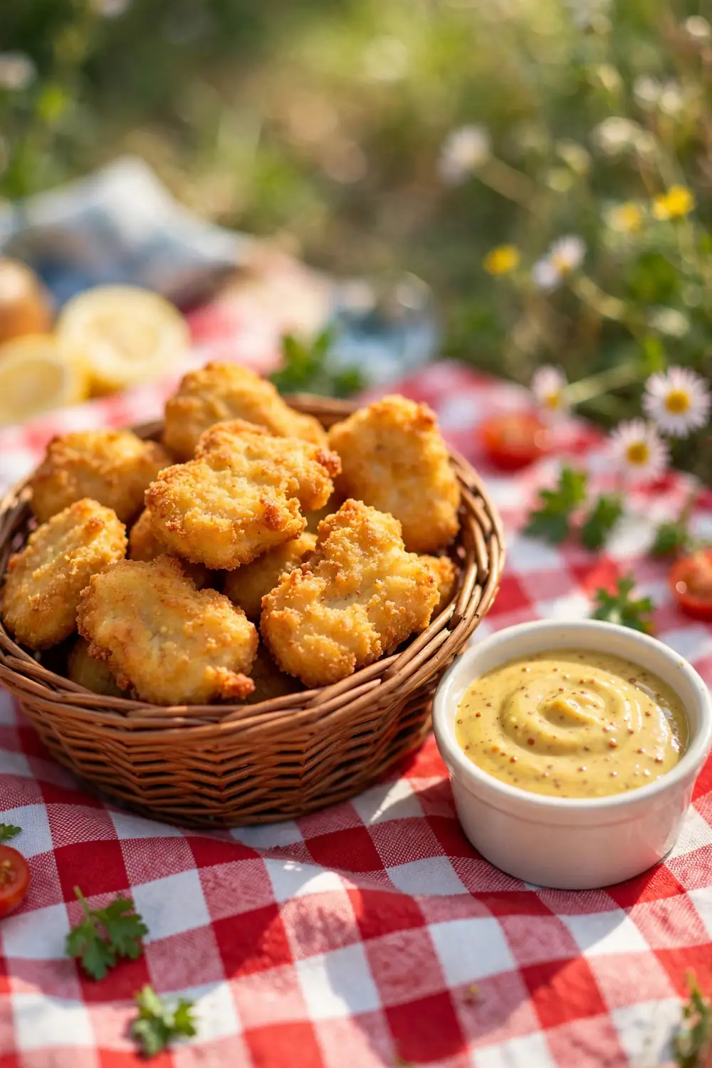 Homemade chicken nuggets