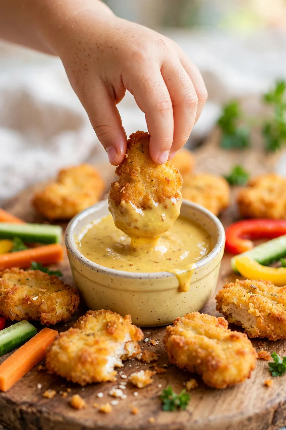 Homemade chicken nuggets
