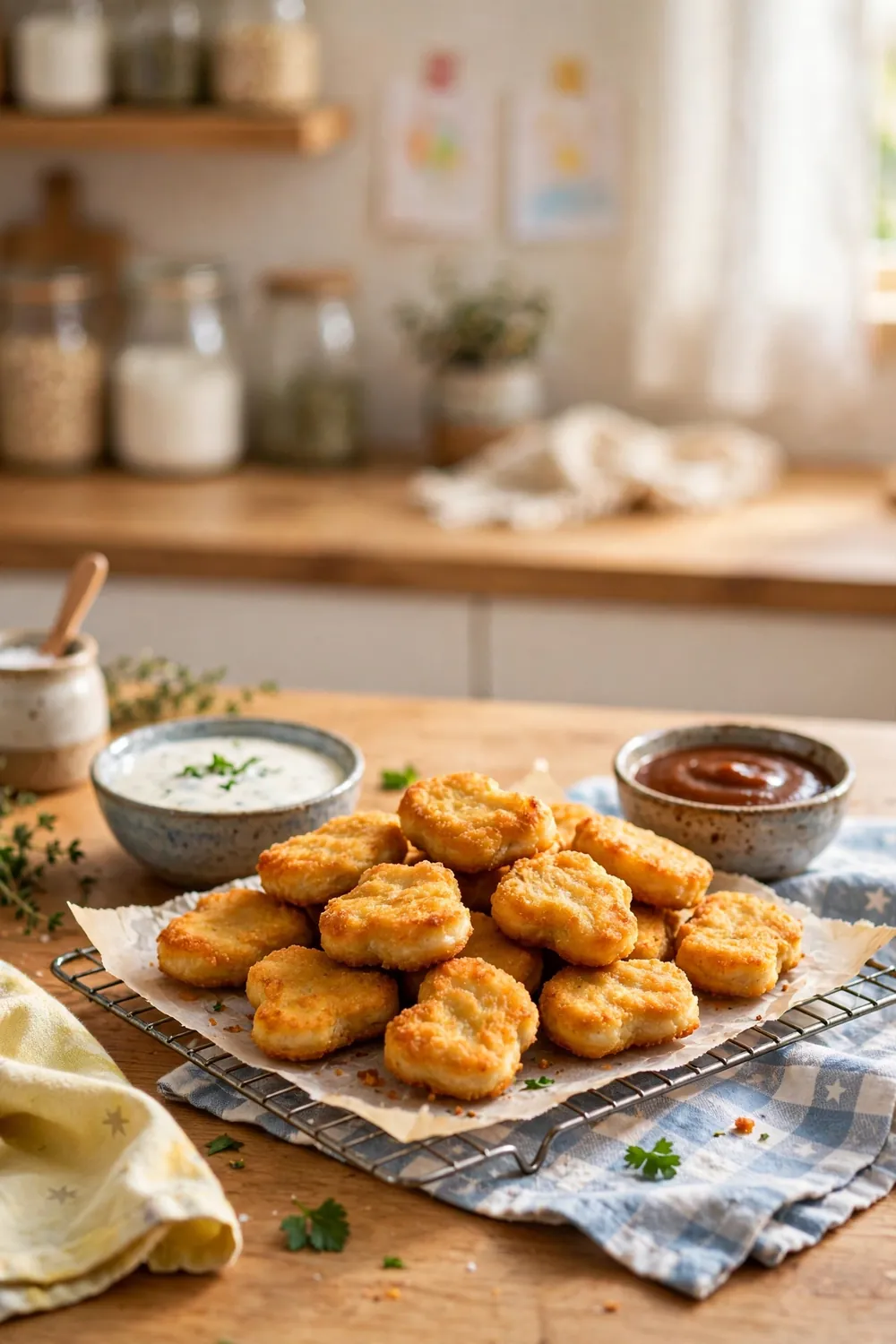 Homemade chicken nuggets