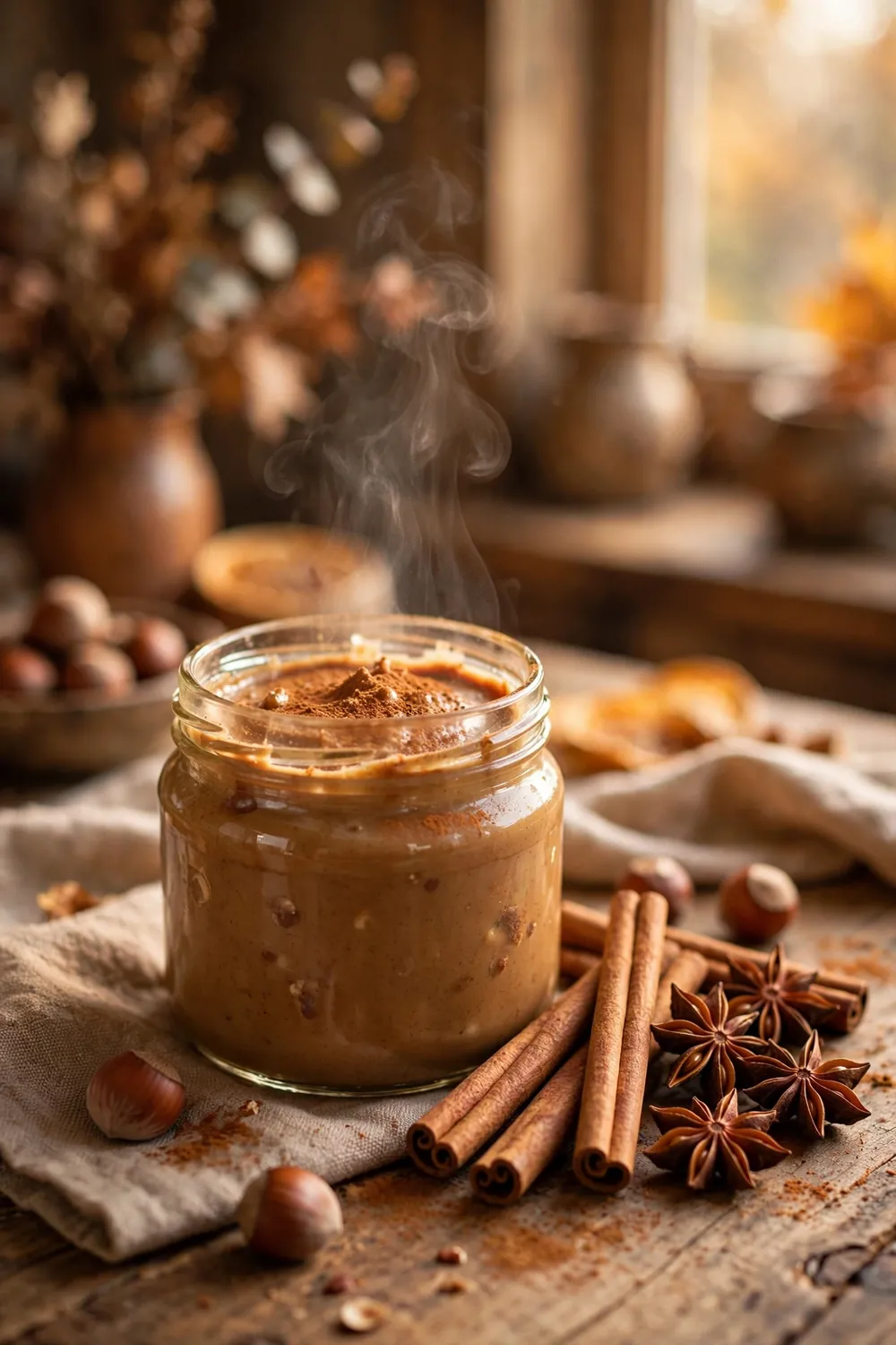 Homemade hazelnut butter