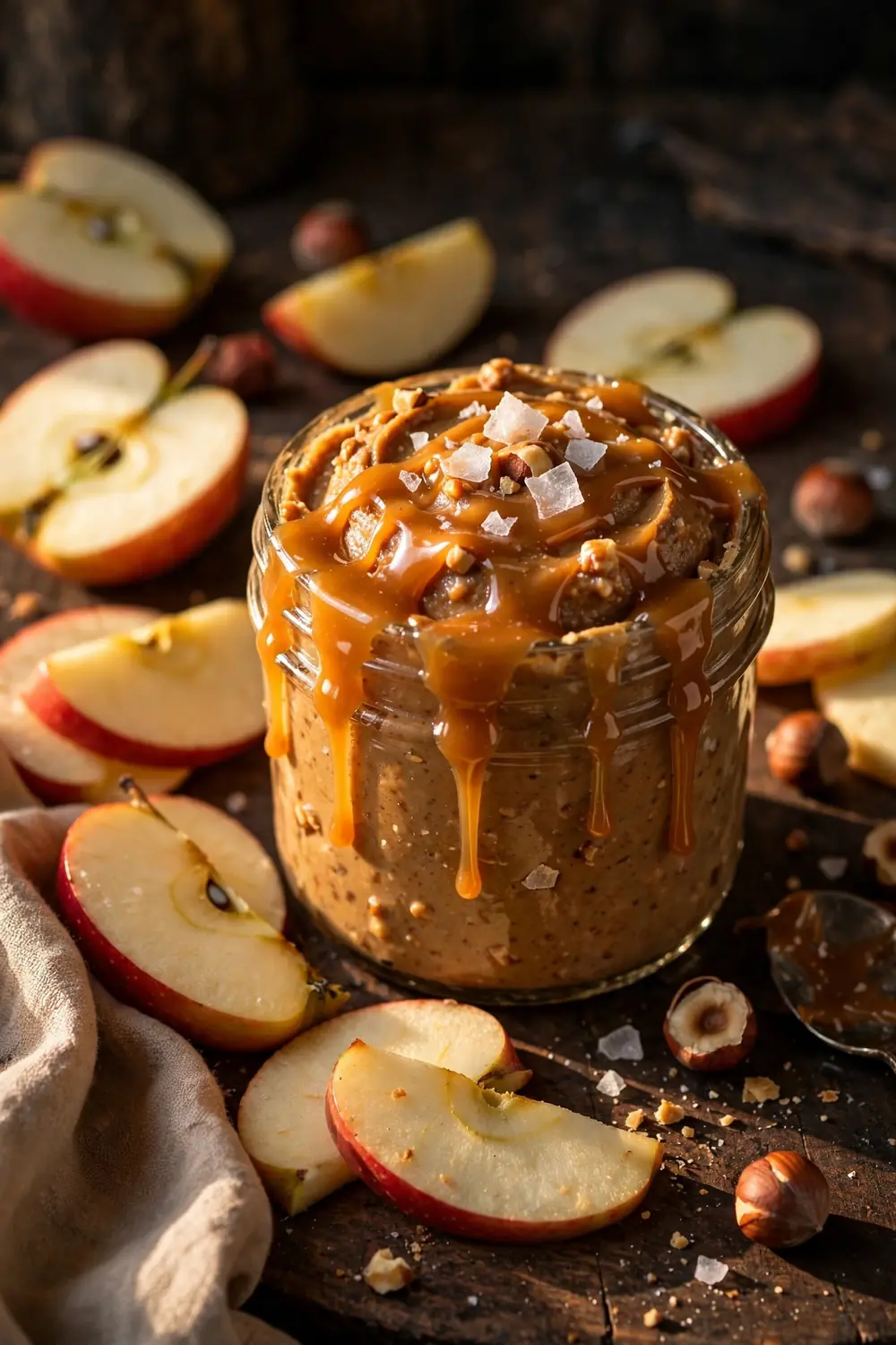 Homemade hazelnut butter