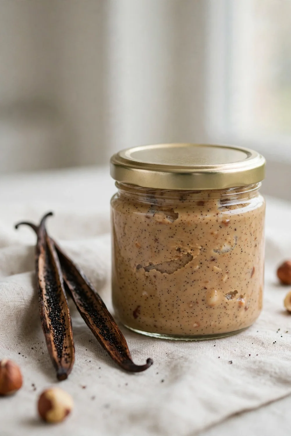 Homemade hazelnut butter