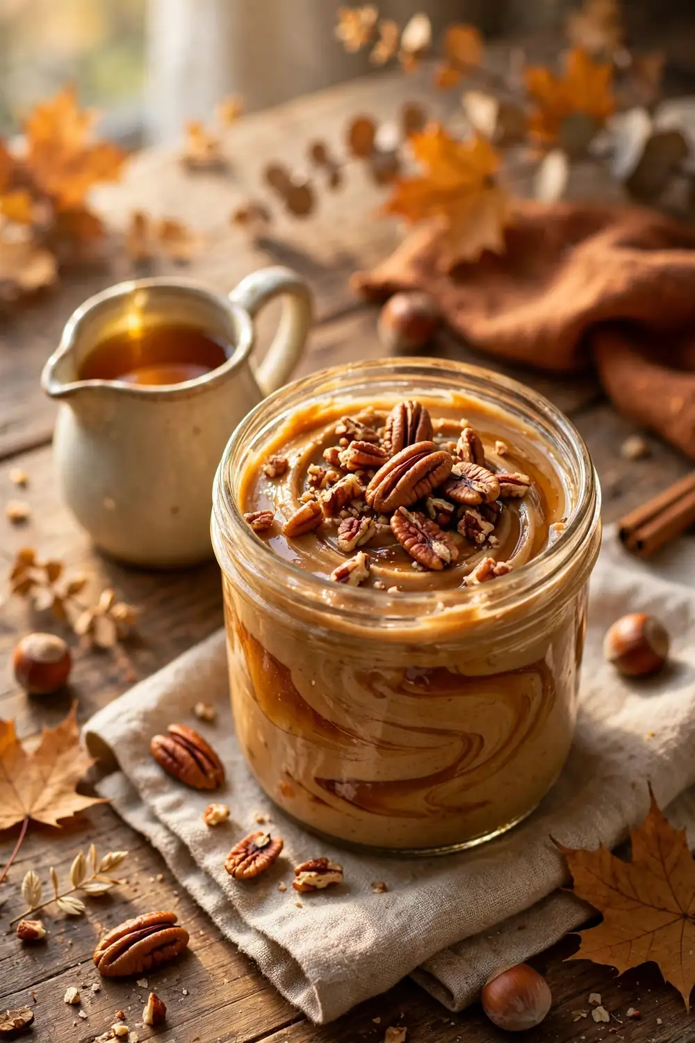 Homemade hazelnut butter